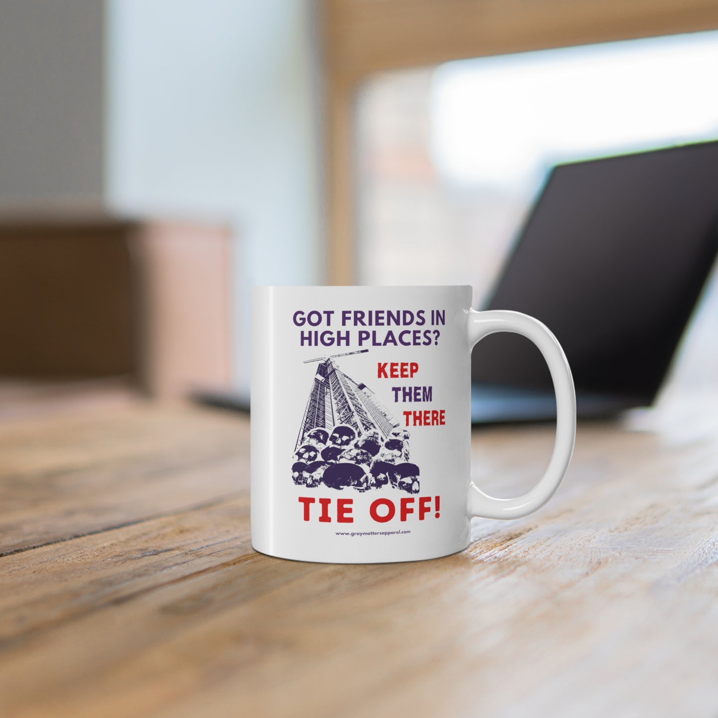 Ceramic Mug 'Tie Off'