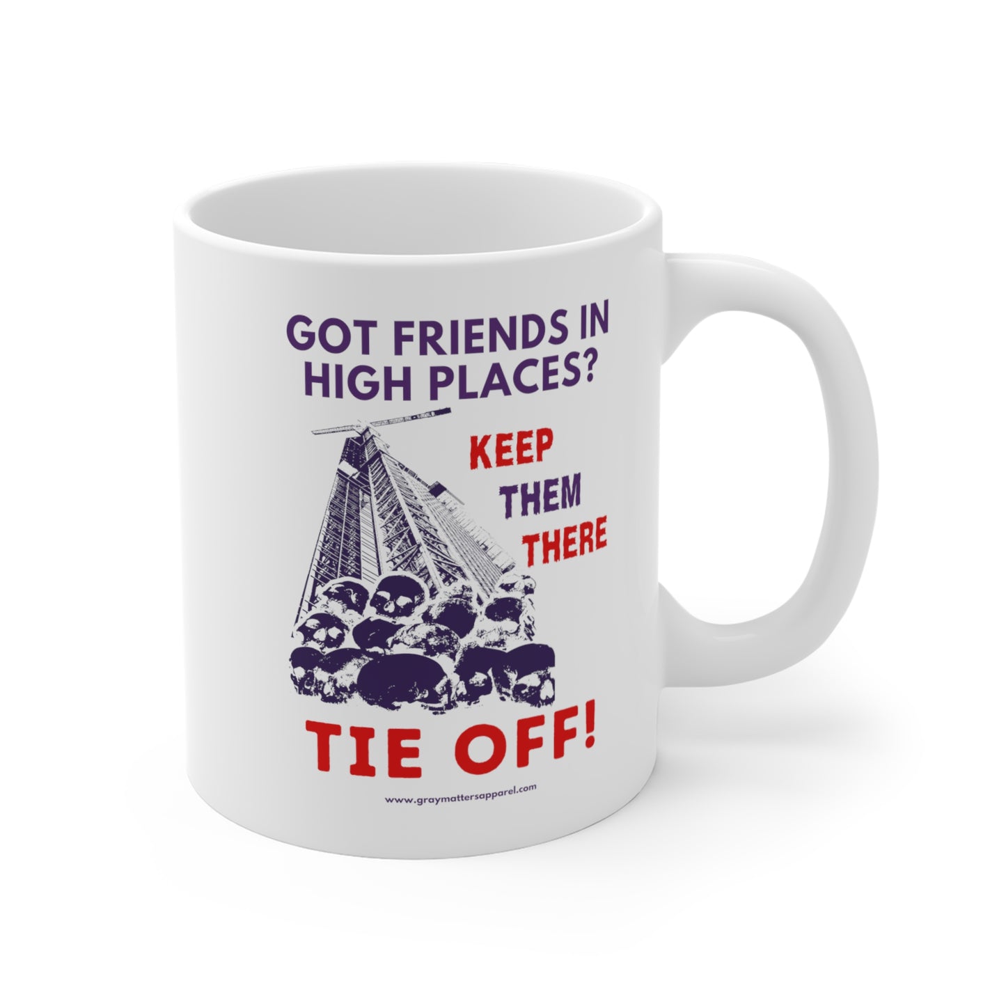 Ceramic Mug 'Tie Off'