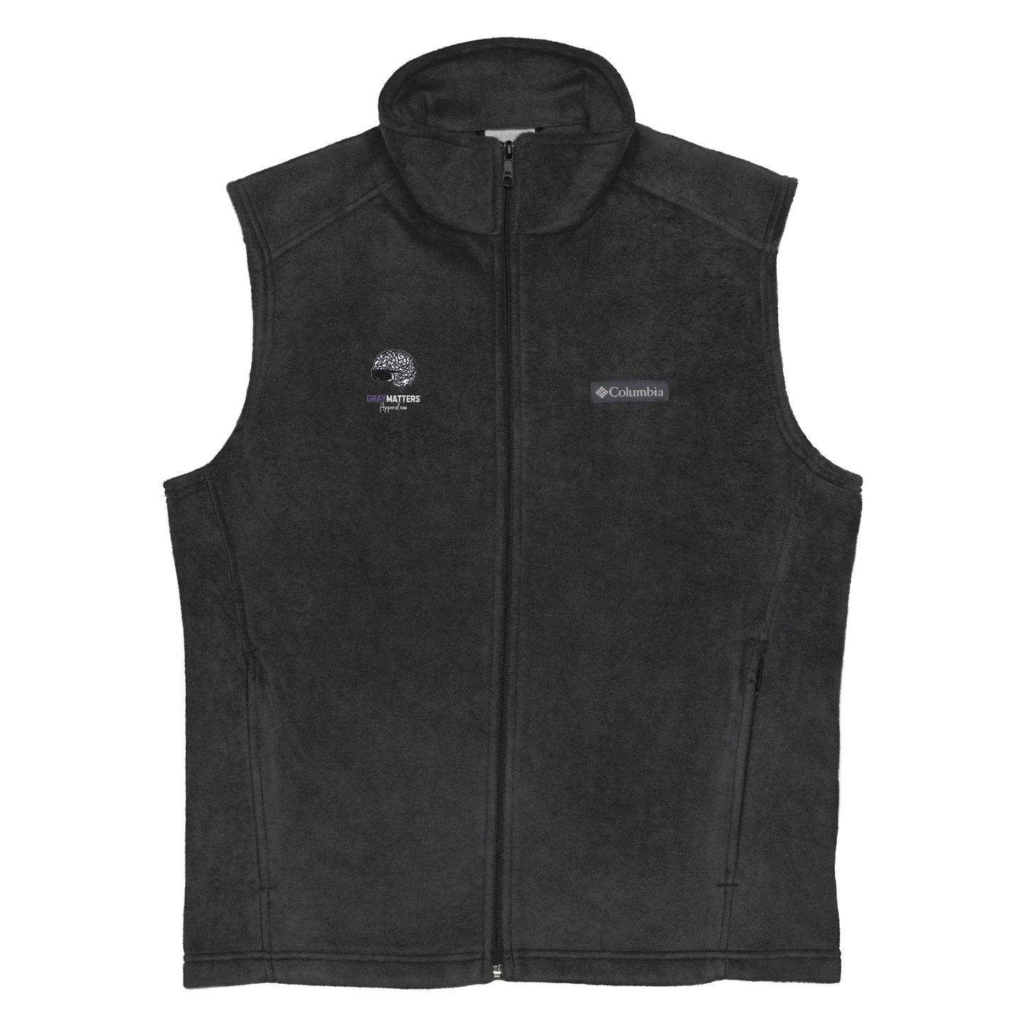 Men’s Columbia Fleece Vest with Logo
