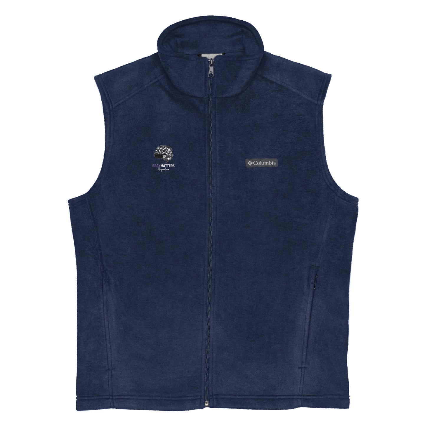 Men’s Columbia Fleece Vest with Logo