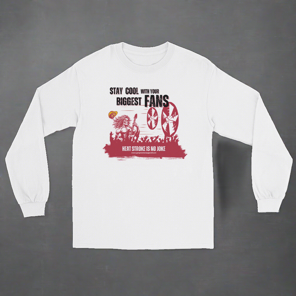 'Fans' Long Sleeve Cotton T-Shirt