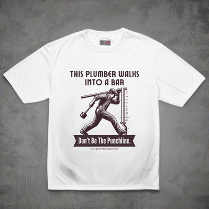 'Plumber' Performance Crew Neck T-Shirt