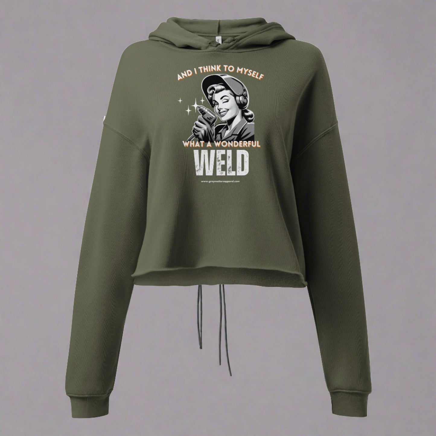 Women's Crop Hoodie